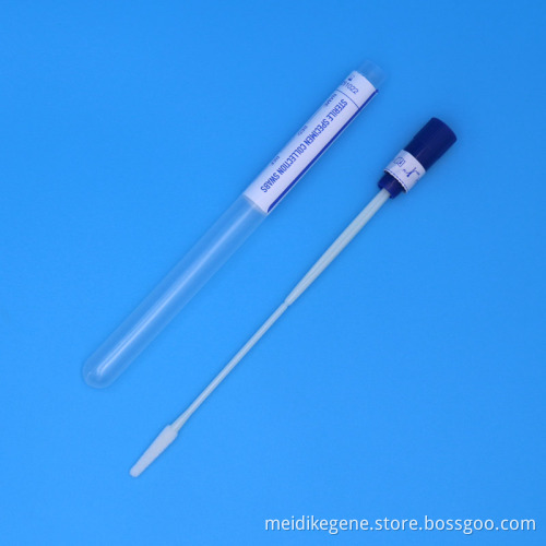 Disposable Sterile Nylon Flocked Cervical Sample Collection Swab with Tube